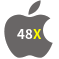 Aplicativo 48X para iOS
